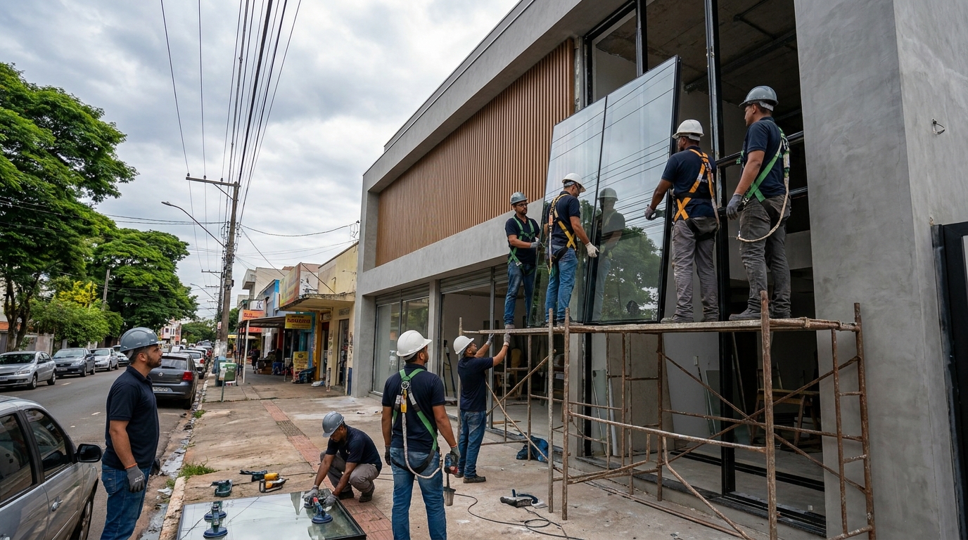 Fachada de Vidro em Canoas‑RS