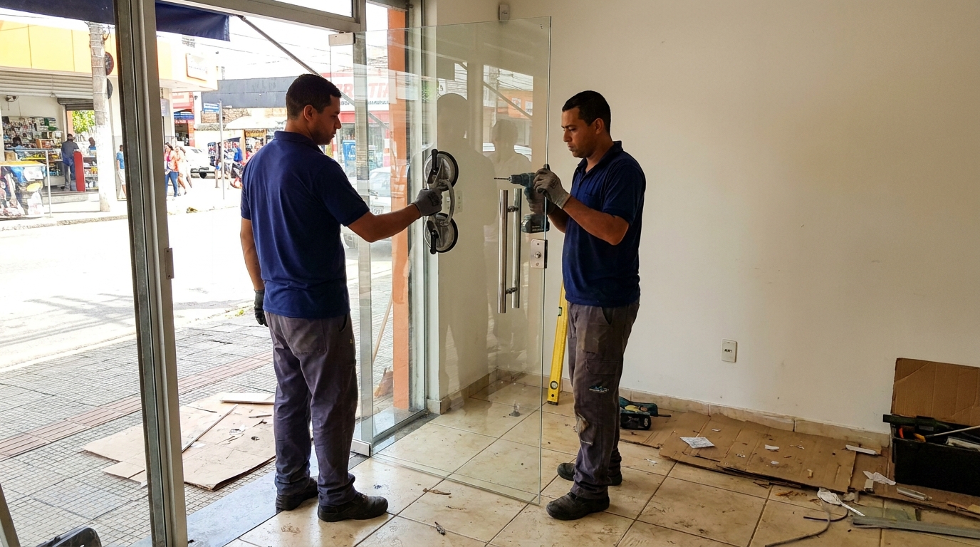 Portas em Vidro em Canoas‑RS